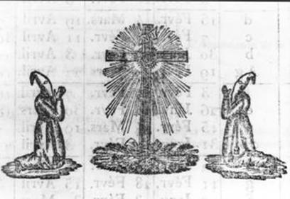 Les Confrères de la chapelle en tenue de procession