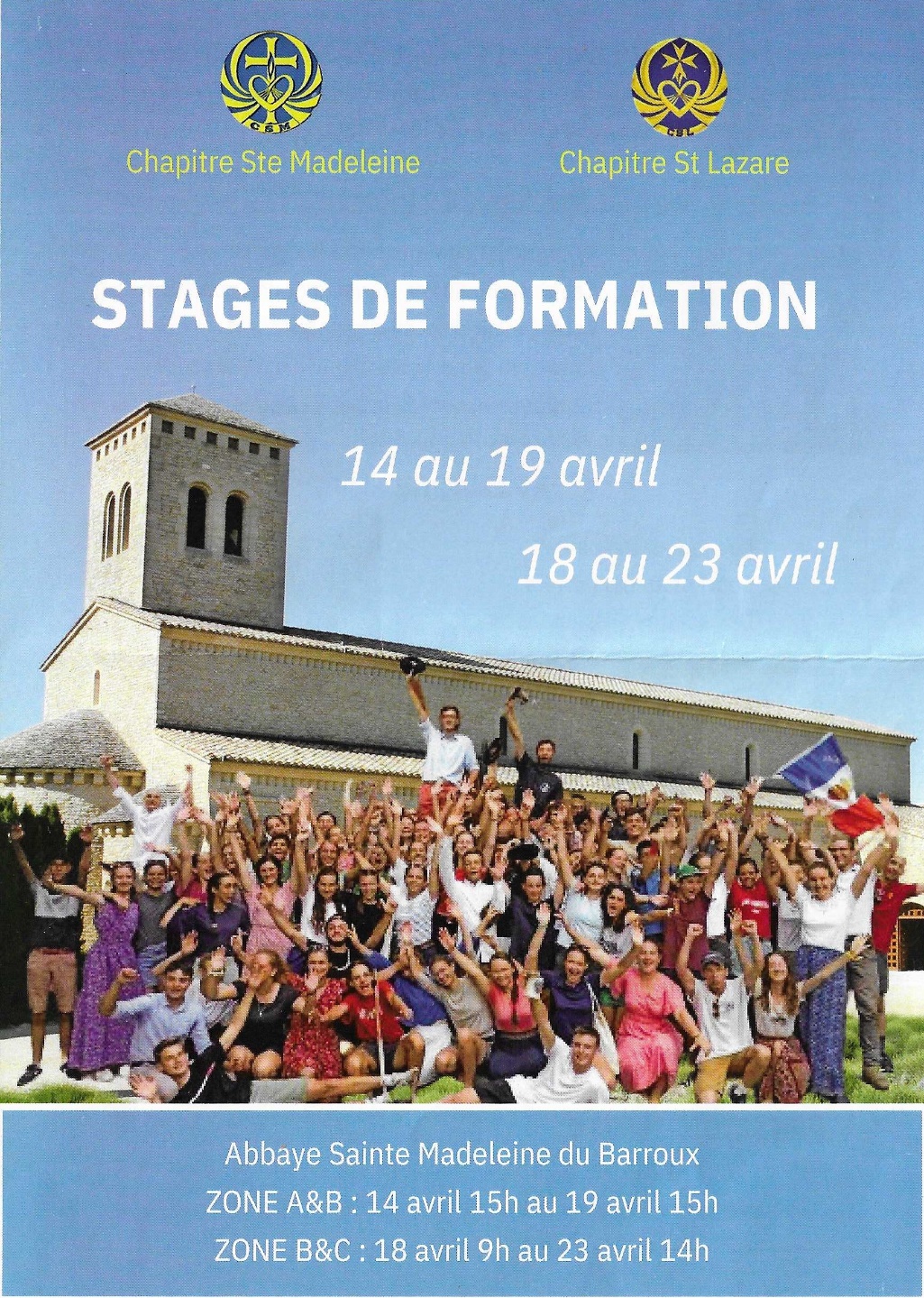 Affiche stages de formation